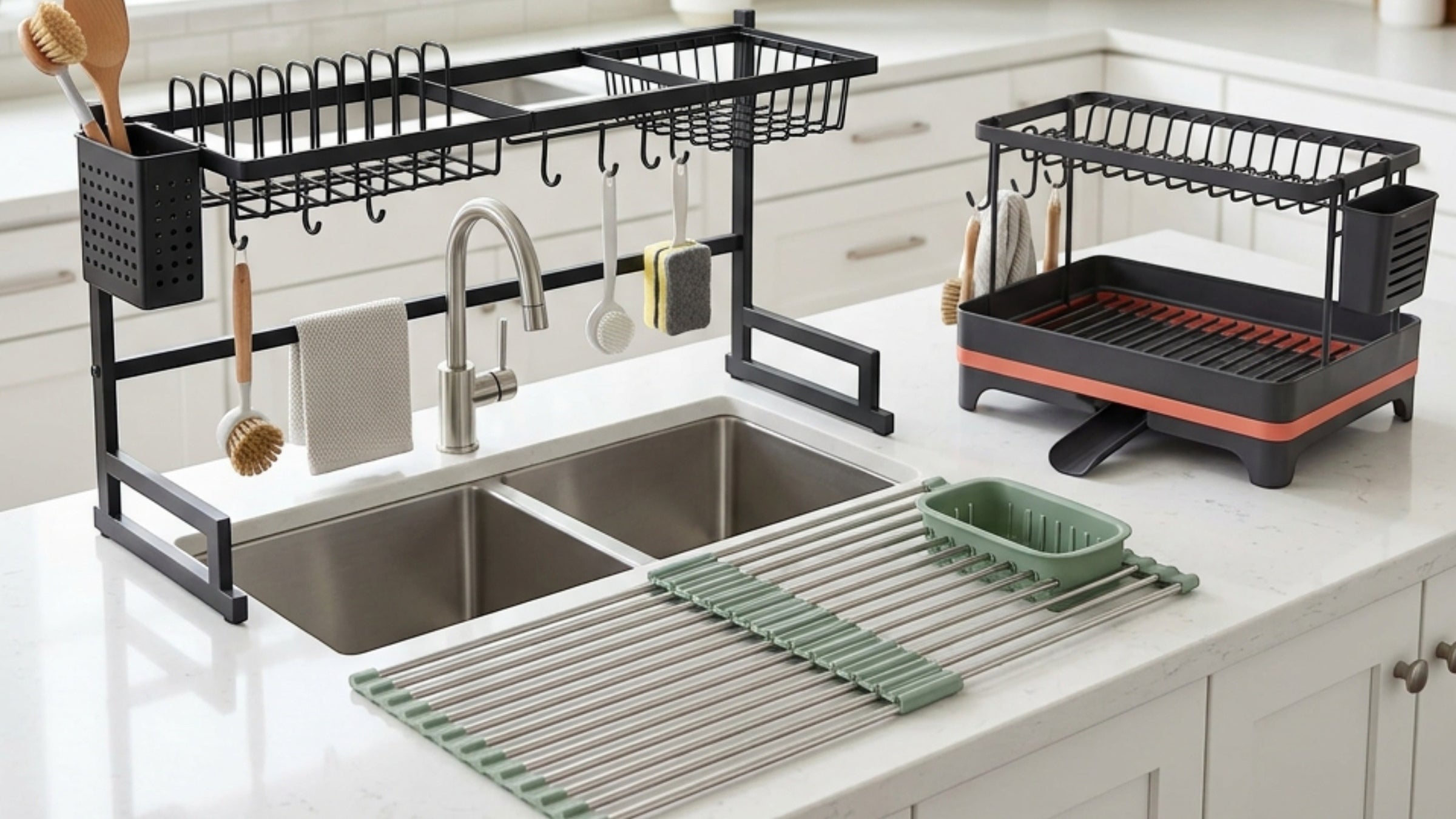 Zelam Kitchen Sink Racks and Dish Drying Racks